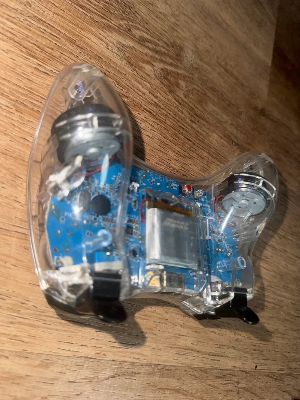 Nintendo Wii U Afterglow Pro wireless clear LED Controller (no charger included)